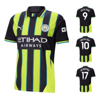 Trikot Puma Manchester City 2024-2025 Away I Auswärts ManCity + Spielernummer