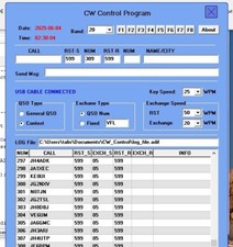 USB CW Cable with Control Software