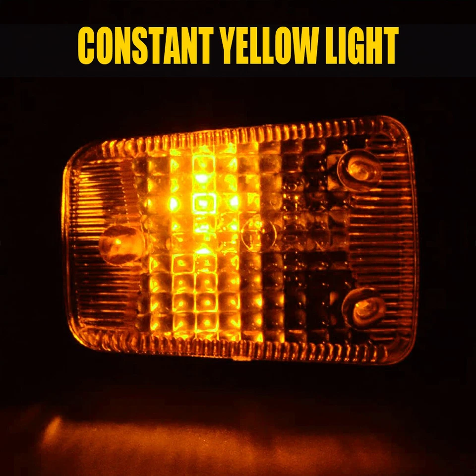 4PCS Universal Motorcycle Front Rear LED Turn Signal Lights Amber Blinker Light - Image 4 of 4