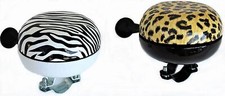 Abverkauf !! Laute STAHL-Fahrradklingel Fahrrad-GLOCKE 80mm WildTieren-Dekor 