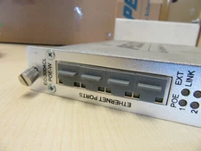 Pelco EthernetConnect EC-3004CLPOE-W 4-Port Ethernet over Coaxial Extender 