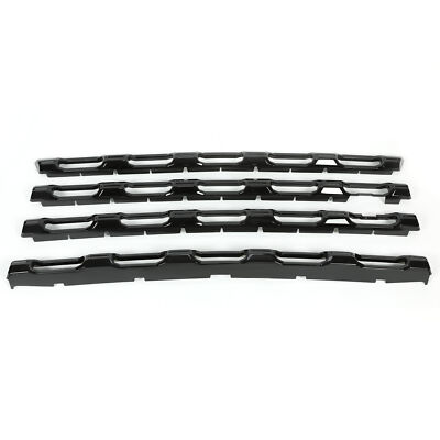 Chrome Mesh Grille Insert Overlay For 2020-2023 Chevy Silverado 2500HD / 3500HD – LT, WT, Custom Trims, 4pc Snap-In