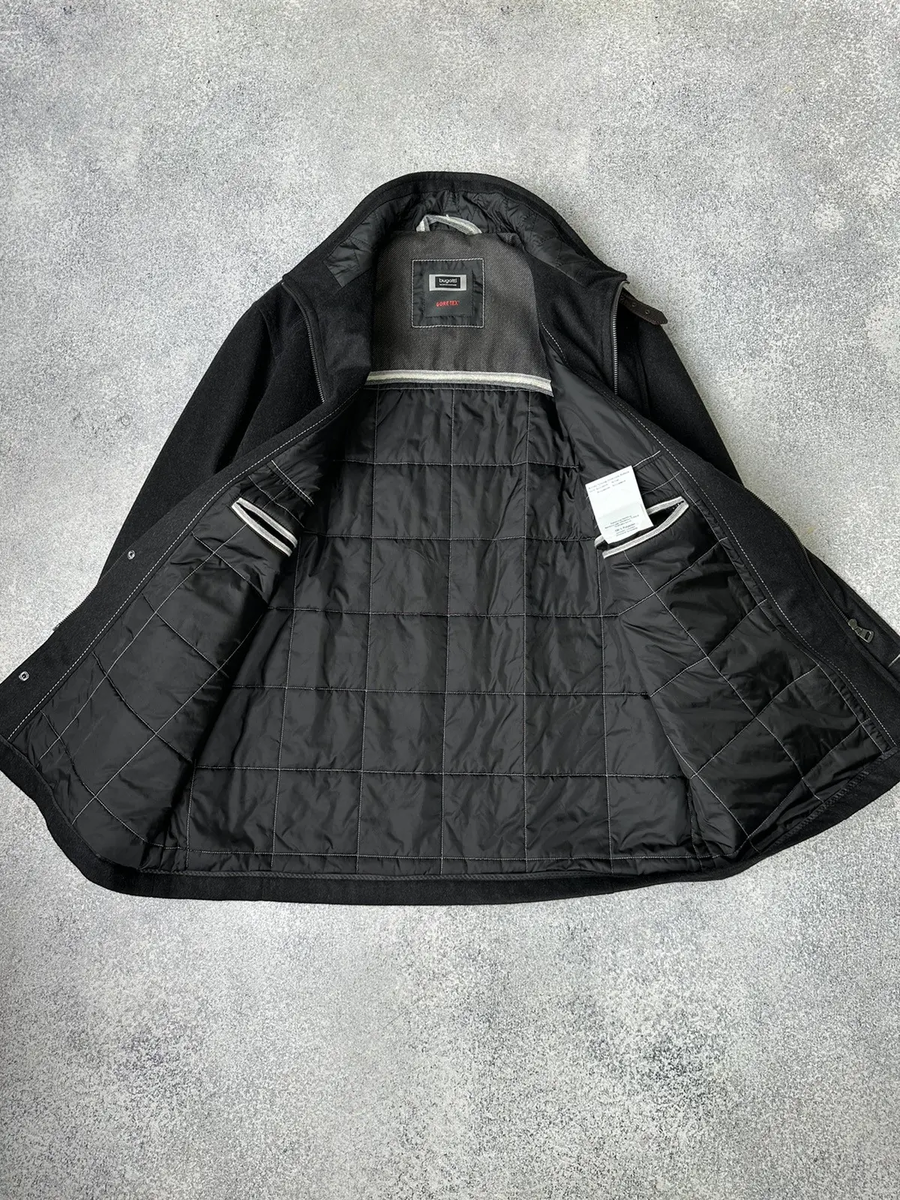 Vintage Bugatti Mens Gore-Tex Heavy Wool Coat Sz XL | eBay