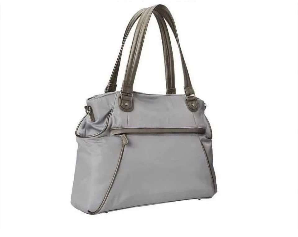 EUC Skip Hop Studio Select Day-To-Night Baby Diaper Tote Bag Pewter $90 - Image 2 of 4