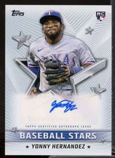 Yonny Hernandez Card 2022 Topps Baseball Stars Autographs #BSAYHE 