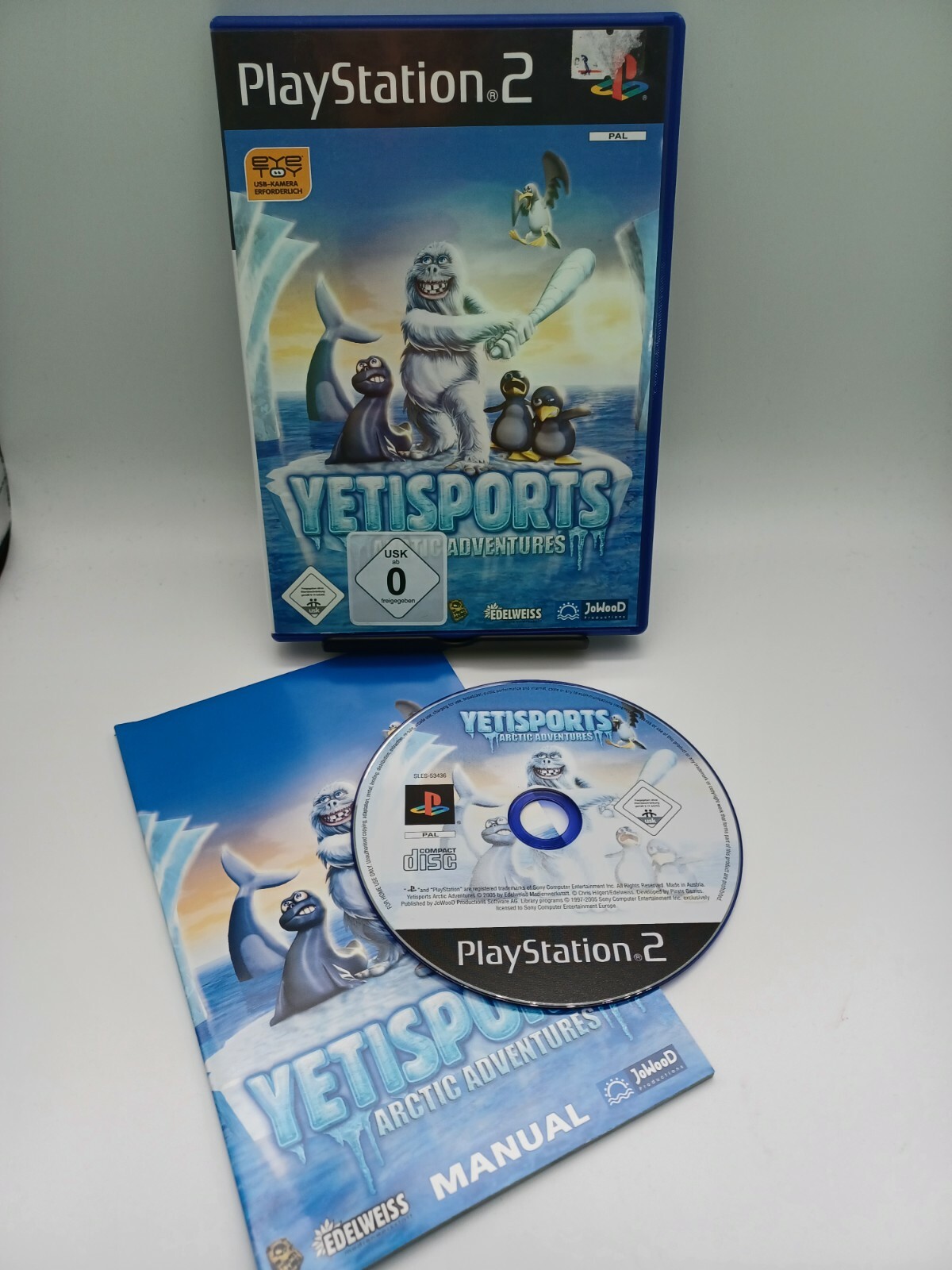 Jeu Yetisports Arctic Adventures PS2 Complet - Version FR Rare - Très Bon état
