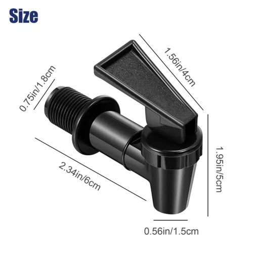 5 Water Spigot Tap Beverage Dispenser Jug Cooler Spout Bucket Bottle Replacement - Picture 7 of 8