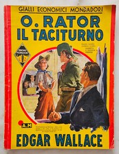 c5b) I GIALLI ECONOMICI MONDADORI n. 119 O.Rator il taciturno Wallace -1938-