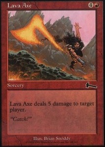 Lava Axe x4 - Urza's Legacy - NM-Mint, English - Urza's Legacy