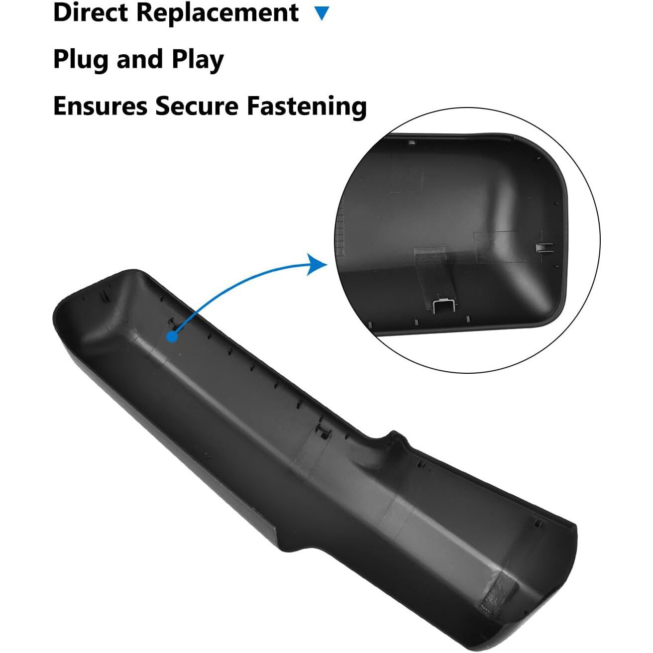 Trailer Tow Mirror Front Arm Cover Left Side Fits For Dodge Ram 1500 2500 3500