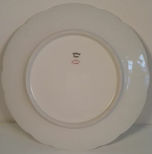 St. Lazare Pattern Haviland & Co. Limoges France SIX Dinner Plates 9 3/4" - Picture 2 of 2