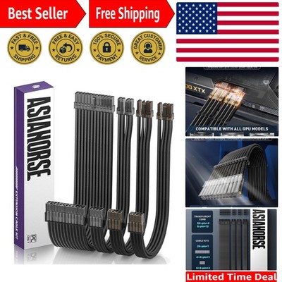 Ultimate Gaming PSU Cable Extension Kit - 16AWG with Enhanced Conductivity