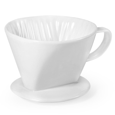 Pour Over Coffee Dripper Ceramic Pour over Coffee Maker with 3 Holes Flat Bottom