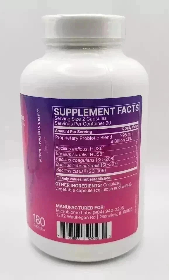 Microbiome Labs MegaSporeBiotic (180 Capsules)