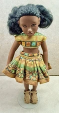 Affordable Designs 11" LeeAnn Doll African American  Denis Bastien