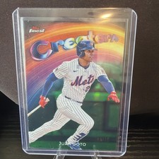 2025 Topps Finest - Juan Soto - Creators - Green /75 - Mets #C-28