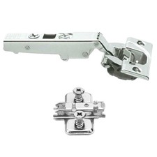 Blum Hinges Soft Close Clip On 71B3550 & Mount Plate 110 Degree Overlay + Screws