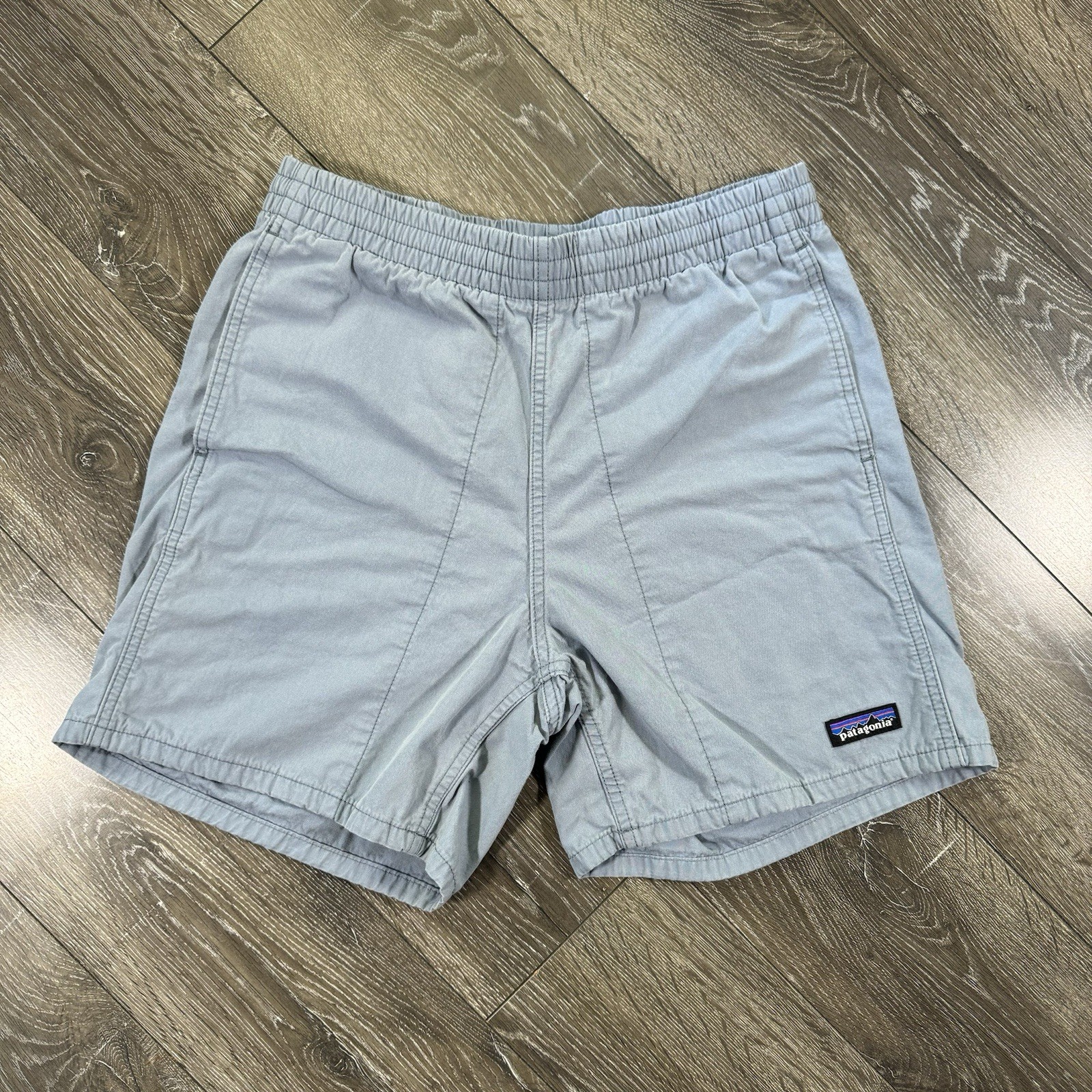 Patagonia Funhoggers Shorts Mens Small 30 Blue Everyday Woven 6