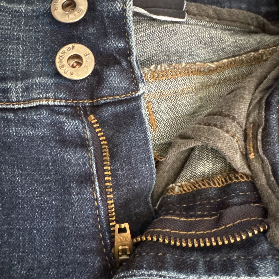 Pantalones de mezclilla para mujer BLUJEANIOUS de tela italiana talla 25x 28 entrepierna Foto 4 de 4