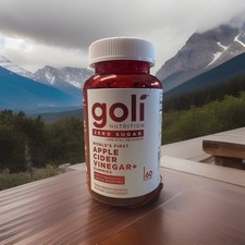 Goli Nutrition Zero Sugar Apple Cider Vinegar Gummies 60CT-NEW SEALED 