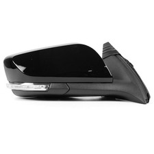 Right Side Mirror For 2014-2019 Chevy Impala 8p Glossy Black With Power Pass Right Side Mirror For 2014-2019 Chevy Impala 8p Glossy Black With Power Pass