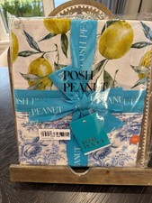 Posh Peanut Limoncello Yve Patoo Baby Blanket OS Floral Lemon Print