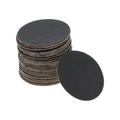 Sandpaper Round 30x30mm 360 Grit 100 Pcs Black Hook & Loop Sanding Sheets