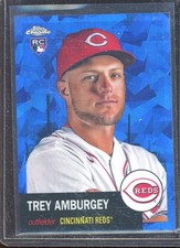 Trey Amburgey 2022 Topps Chrome Platinum Blue Atomic Refractor #84 (85/100)