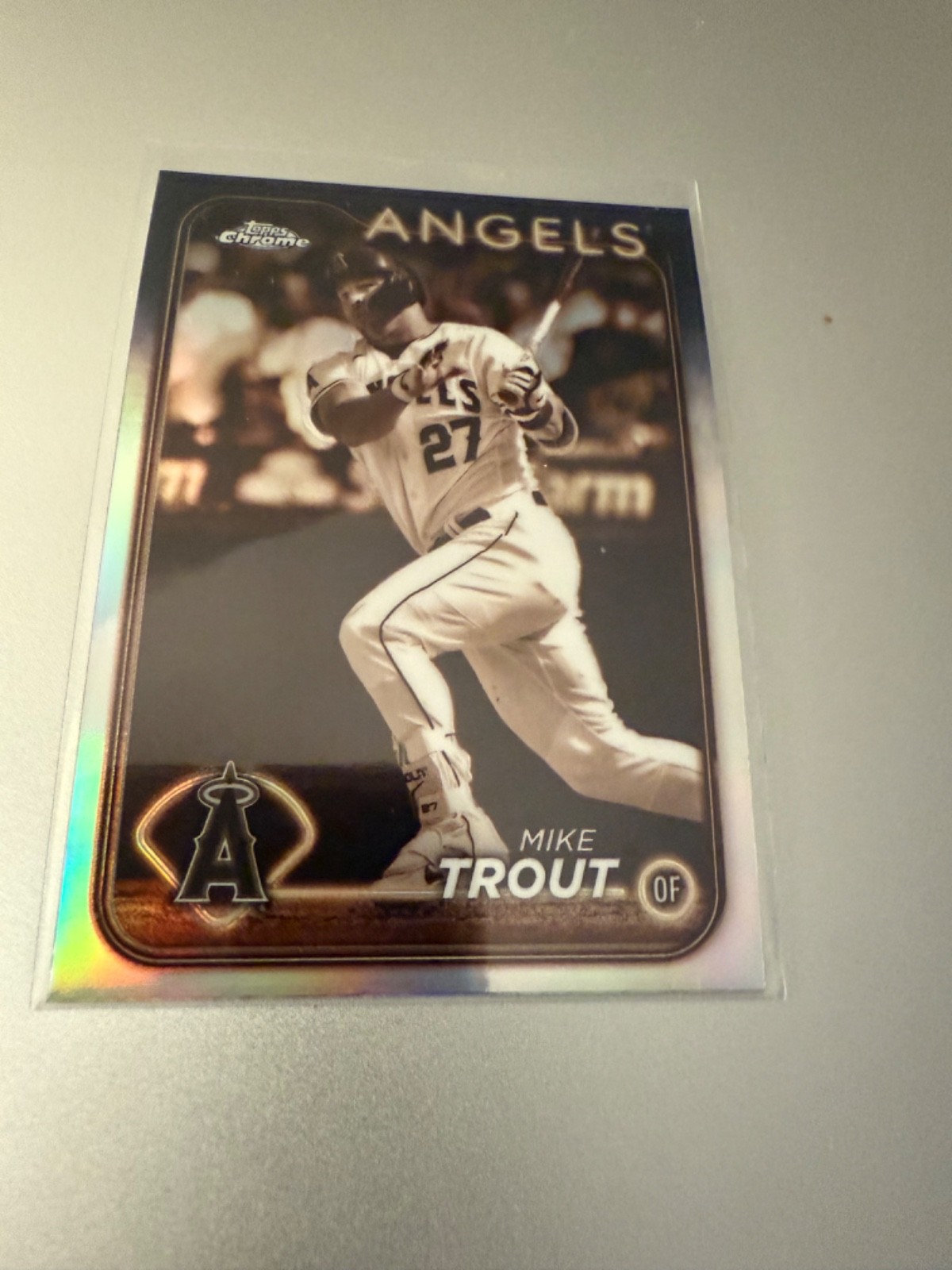 2024 Topps Chrome - Mike Trout #200 Sepia Refractor
