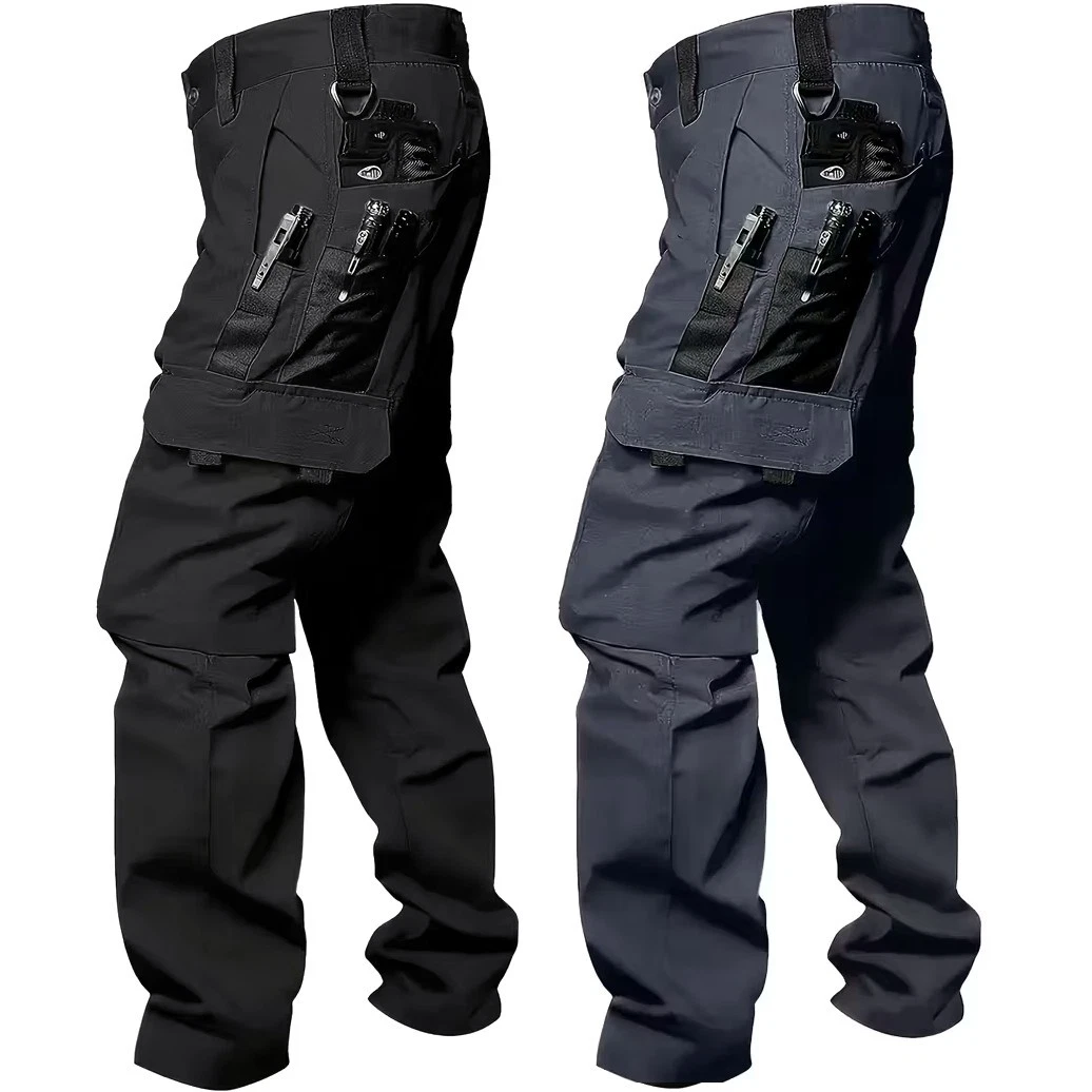 Tactical Mens Cargo Trousers Work Pants Hiking Pants Outdoor Black Grey/Blue NEW
Opens in a new wind