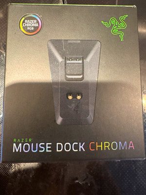 Razer Mouse Dock Chroma RGB LED USB Charging Dock Station, Black