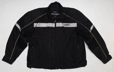 Mens Harley-Davidson FXRG Padded Riding Gear Black Motorcycle Jacket Size 4XL