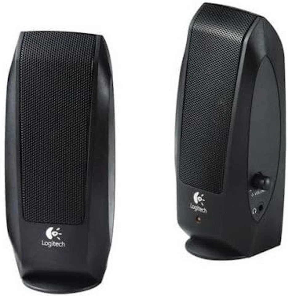 Logitech SB S-120 PC-Lautsprecher - Schwarz Neu in Ovp