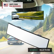 Rear View Mirror Interior Clip-on Wide Angle Panoramic Rear Mirrors Universal