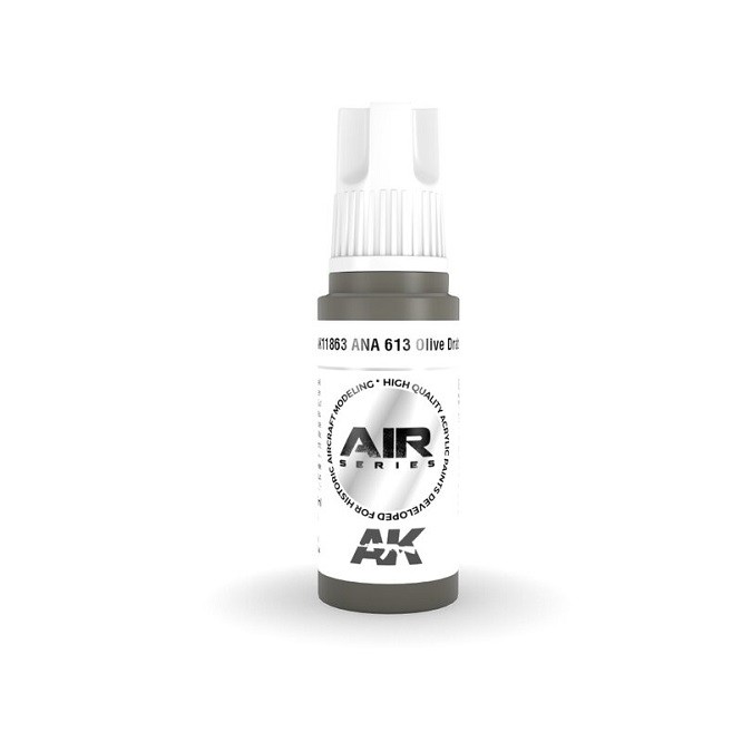 AK Interactive AK11863 - ANA 613 Olive Drab 17Ml - New