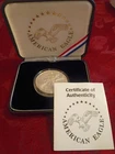 2004 American Silver Eagle 1 Troy oz .999 Fine Chrysler Premiere Night 1 Dollar