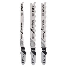 Bosch Professional Jigsaw Blade Set 3 Pieces T 101 BIF T 101 AOF Laminate Cuts