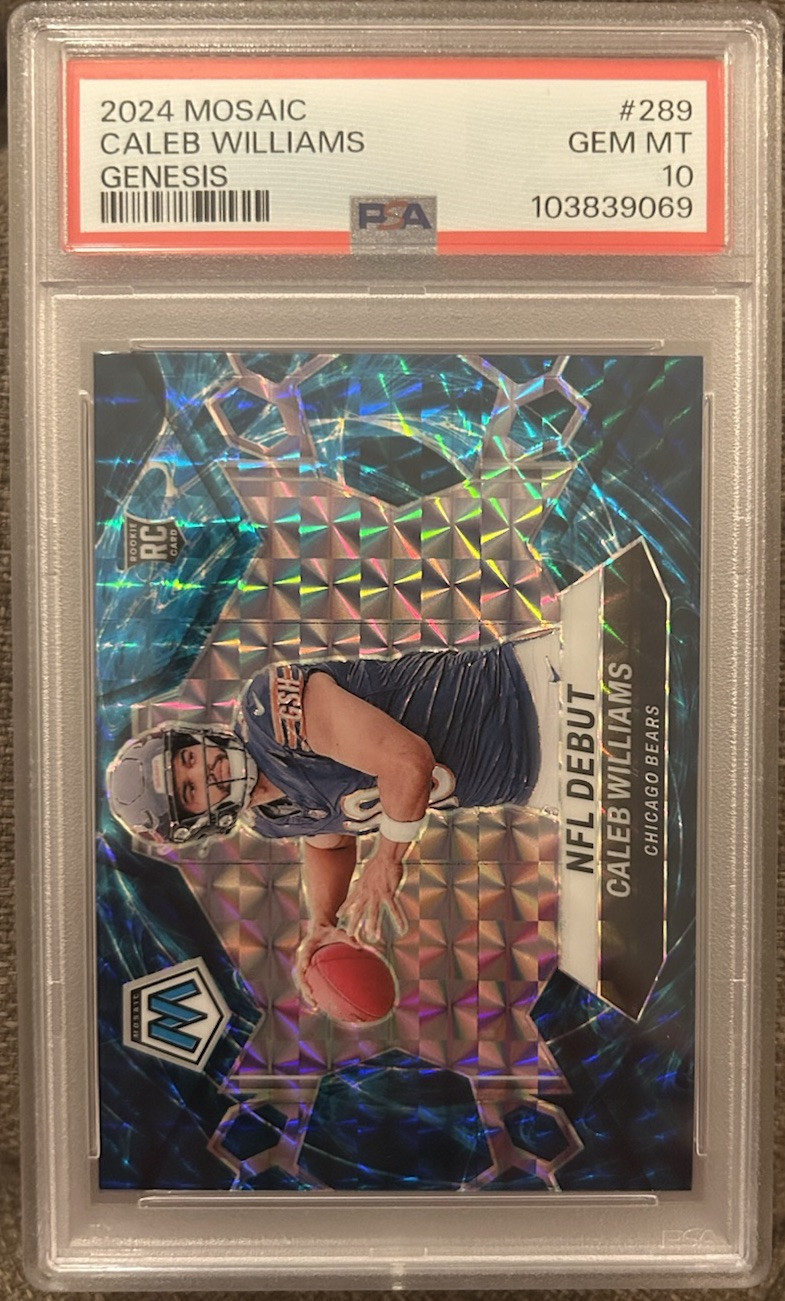 2024 Panini Mosaic - NFL Debut Caleb Williams (RC) Genesis PSA 10