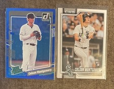 2023/26 DONRUSS TOPPS BLUE BORDER FOIL PROSPECT & TOPPS ROOKIE COLSON MONTGOMERY