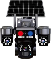 Upgraded Camara De Seguridad Solar Inalambricas Para Exterior Vision Nocturna US