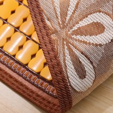 Tapis De Refroidissement En Bambou Marron Pour Chien Chat, Tapis Couchage