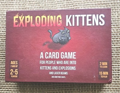 Exploding Kittens Card Game Original Edition Family Friendly Party Game