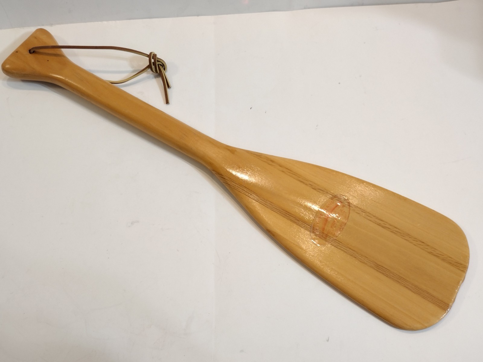 🛶 Caviness Feather Brand Mini Wooden Canoe Paddle Oar Sto