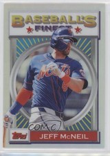 2020 Topps Finest Flashbacks Refractor Jeff McNeil #123 0b6b