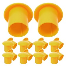  50 Pcs Plastic Reinforced Protective Cap Construction Safety Caps