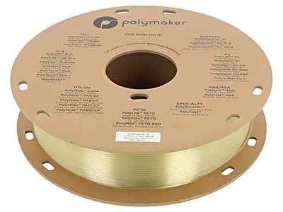 PH01001 Filament: PVA 1,75mm natürlich 215-225°C 750g wasserlöslich POLYMAKER