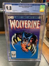 Wolverine Limited Series #2 CGC 9.8 Direct Edition white pages MCU Key