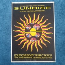 Rave Flyer - Sunrise - Club Flyers, Acid House