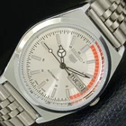 REFURBISHED SEIKO 5 AUTOMATIC 6309A VINTAGE JAPAN MENS SILVER WATCH a440883-4
