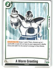 A Warm Greeting FB04-073 UC Ultra Limit Dragon Ball Super Lightly Played
